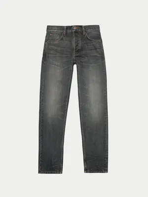 Nudie Jeans Steady Eddie II Grey Crosshatch