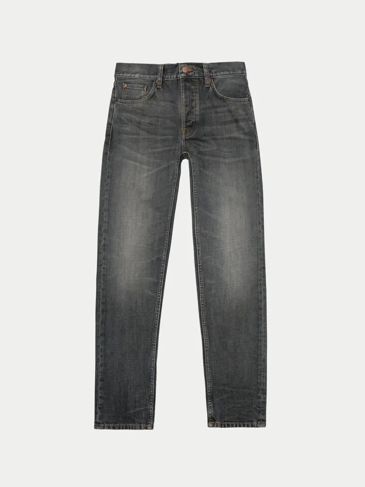 Nudie Jeans Steady Eddie II Grey Crosshatch