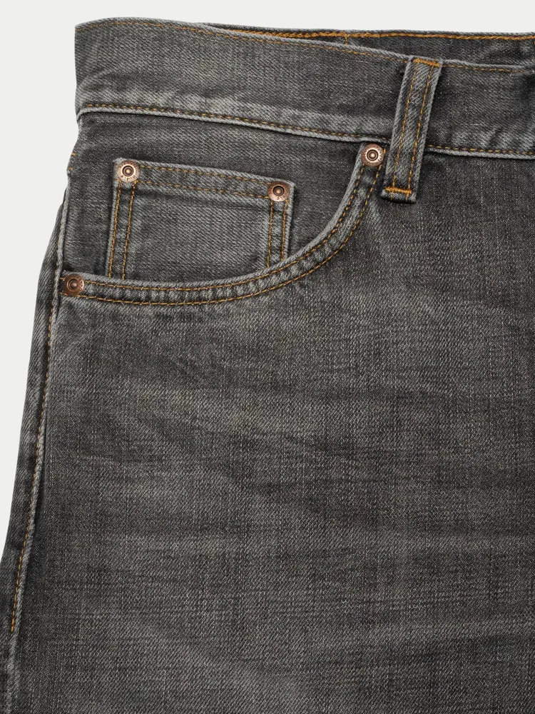 Nudie Jeans Steady Eddie II Grey Crosshatch