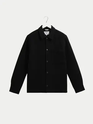 Wax London Romer Overshirt Black