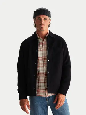 Wax London Romer Overshirt Black