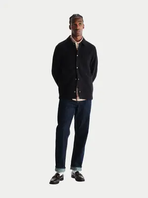 Wax London Romer Overshirt Black