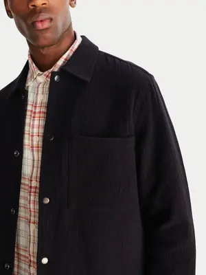 Wax London Romer Overshirt Black