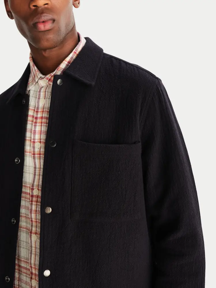 Wax London Romer Overshirt Black
