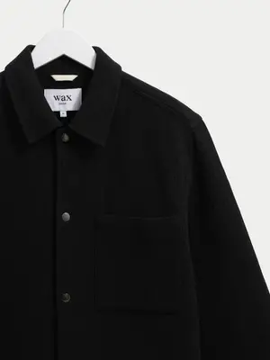 Wax London Romer Overshirt Black