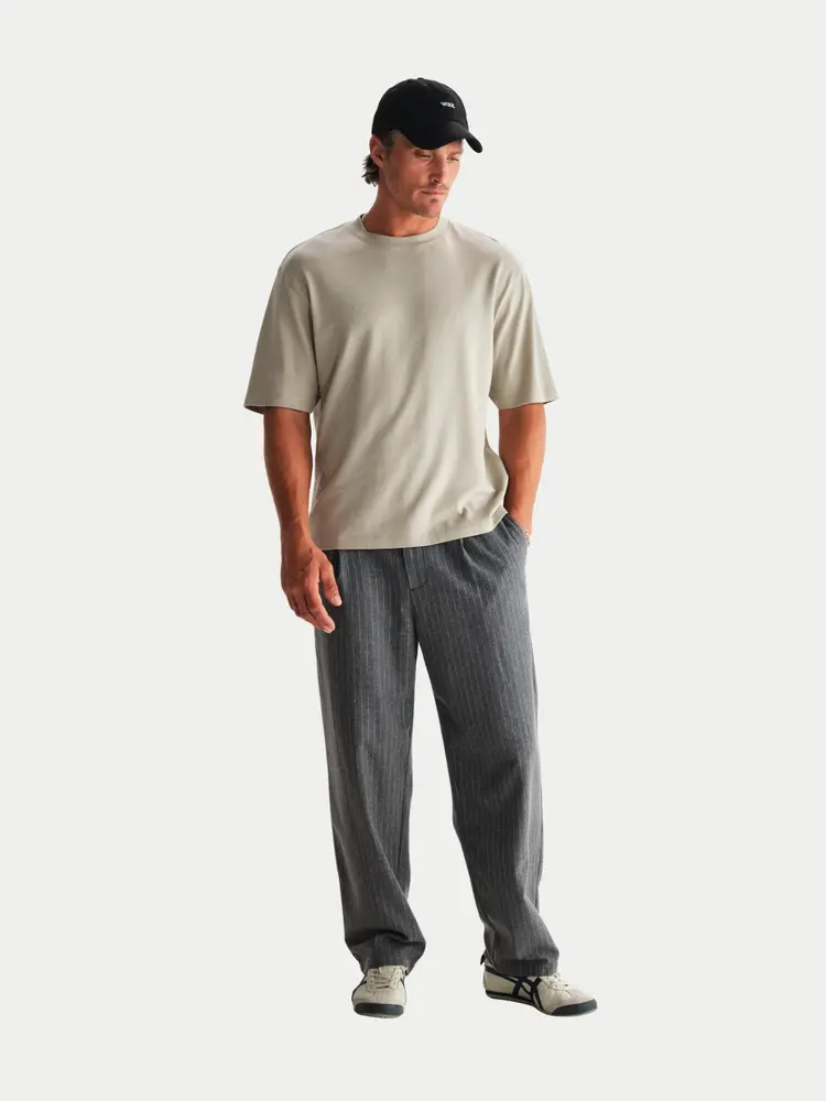 Wax London Milton Tee Emorised Cotton Light Sage