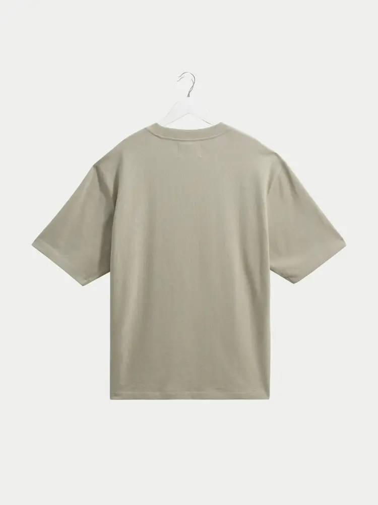 Wax London Milton Tee Emorised Cotton Light Sage