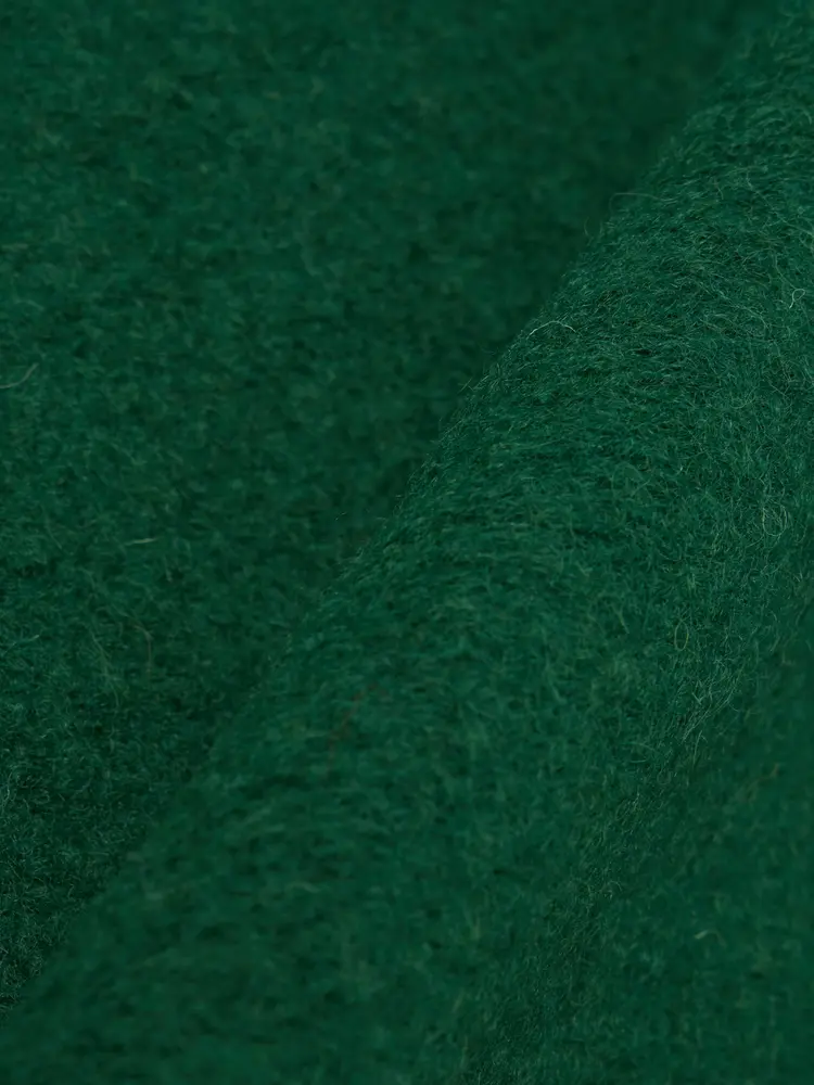 Universal Works Zip Waistcoat Wool Fleece Green