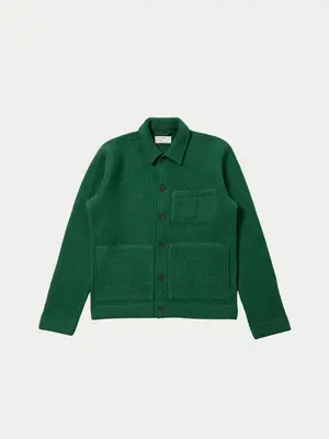 Universal Works Wool Fleece Uniform Jacket Green