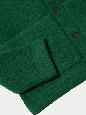 Universal Works Wool Fleece Uniform Jacket Green