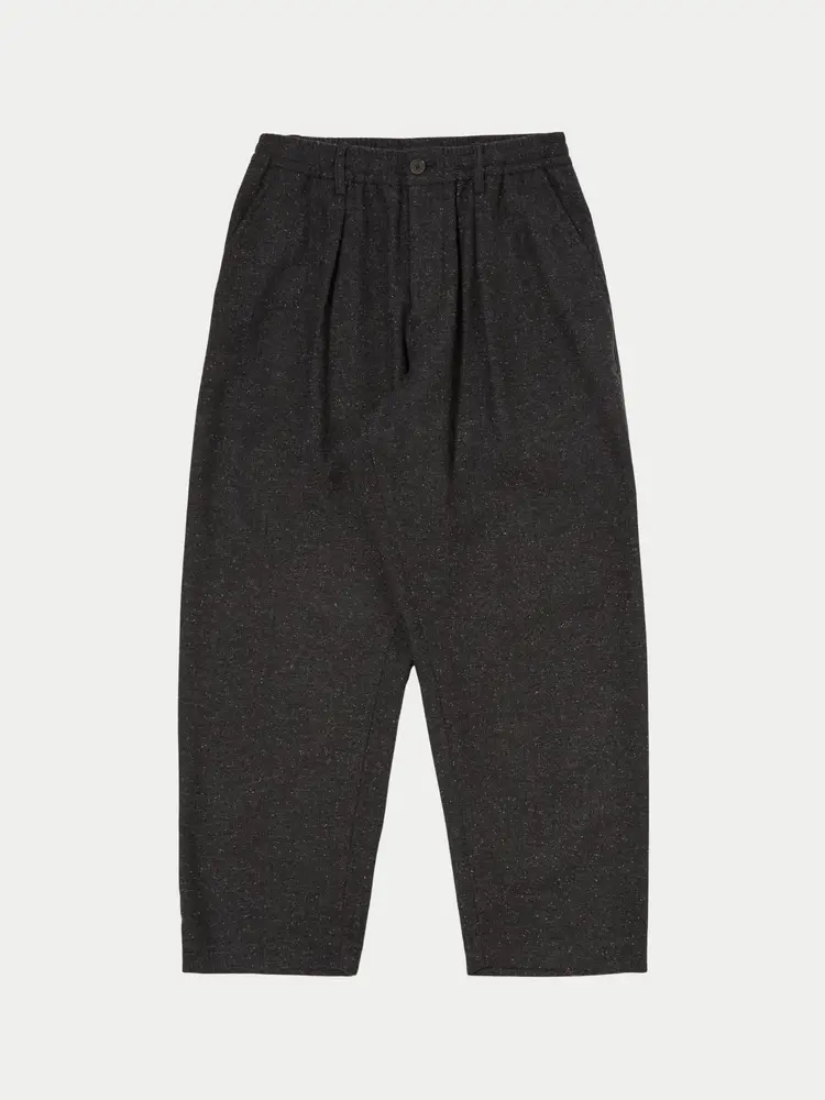 Universal Works Oxford Pants Salt N Pepper Tweed Black