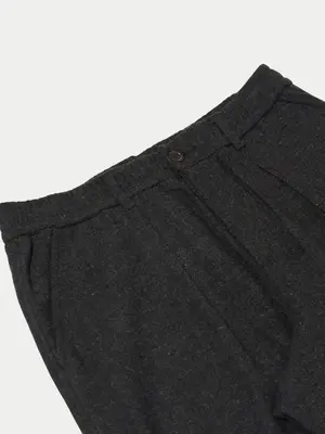 Universal Works Oxford Pants Salt N Pepper Tweed Black