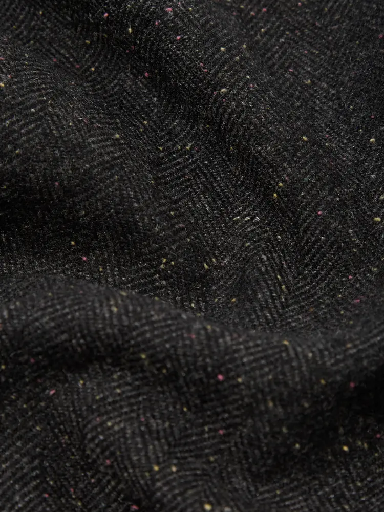 Universal Works Oxford Pants Salt N Pepper Tweed Black