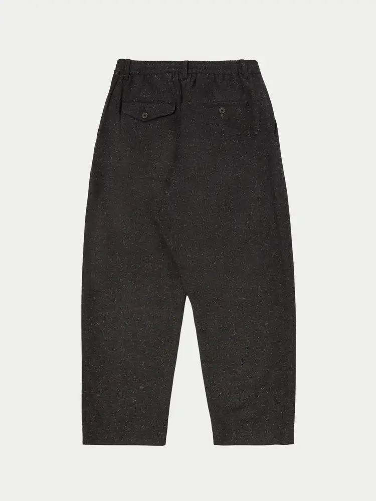 Universal Works Oxford Pants Salt N Pepper Tweed Black