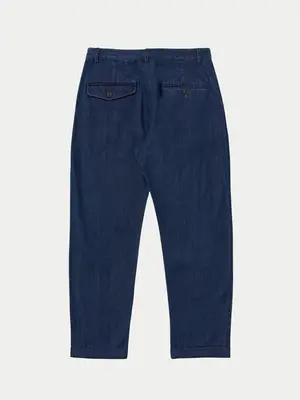 Universal Works Super Chino Work Denim Indigo