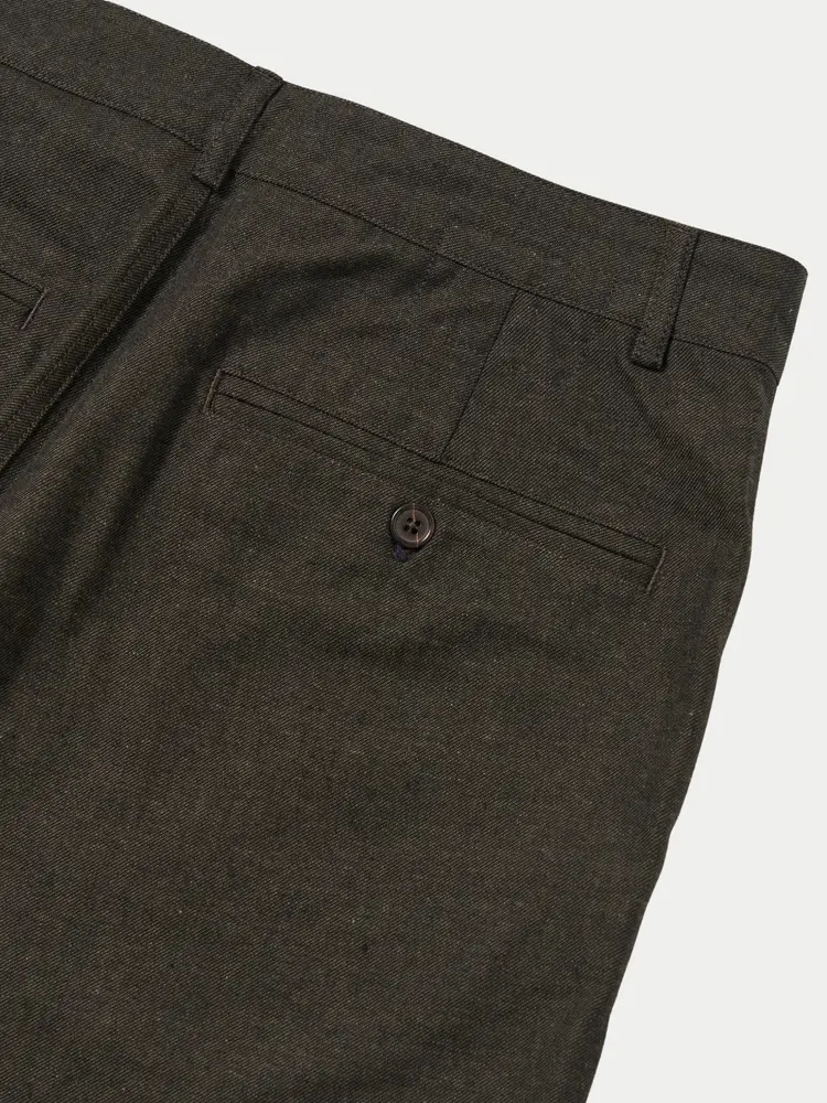 Universal Works Military Chino Lucca Suiting Olive