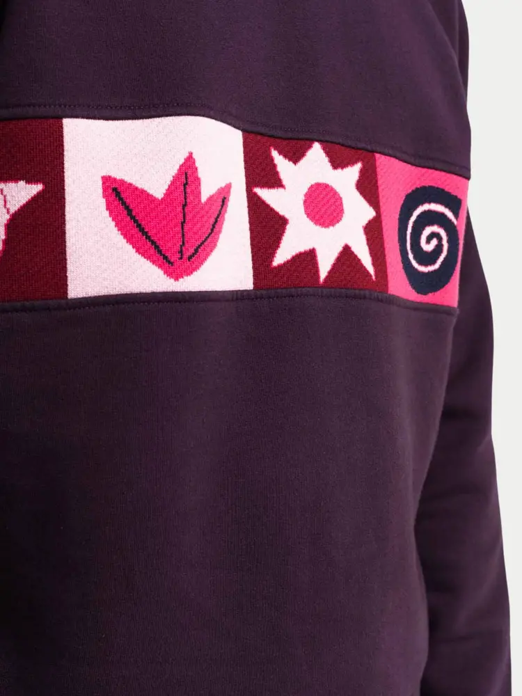 Olow Sweater Icono Prune