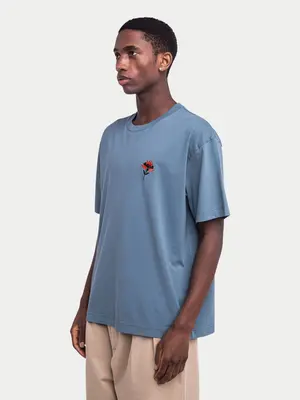 Olow T-shirt Briere Steel Blue