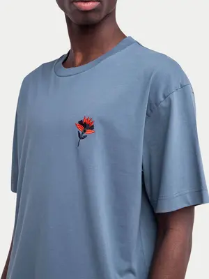 Olow T-shirt Briere Steel Blue