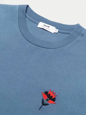 Olow T-shirt Briere Steel Blue