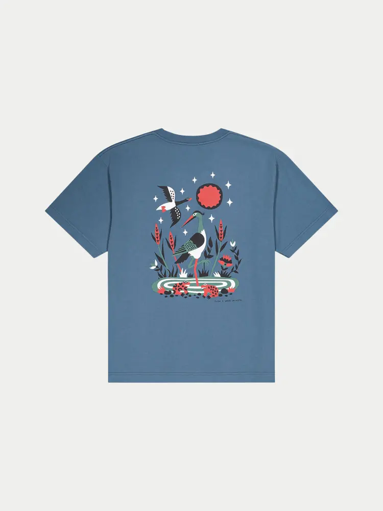 Olow T-shirt Briere Steel Blue