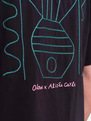 Olow T-shirt Meridional Carbon Black