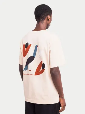 Olow T-shirt Oisel Cream