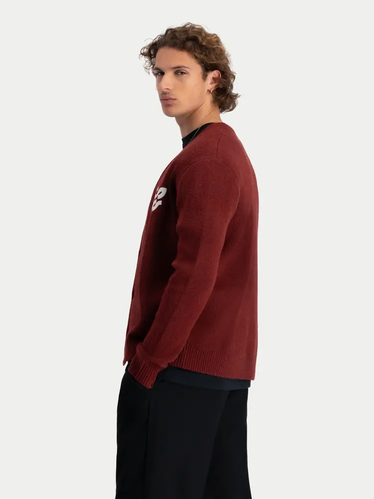 Law Of The Sea Monty Knitted Cardigan Sable