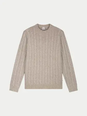 Law Of The Sea Kiara Cable Knitwear Aluminium