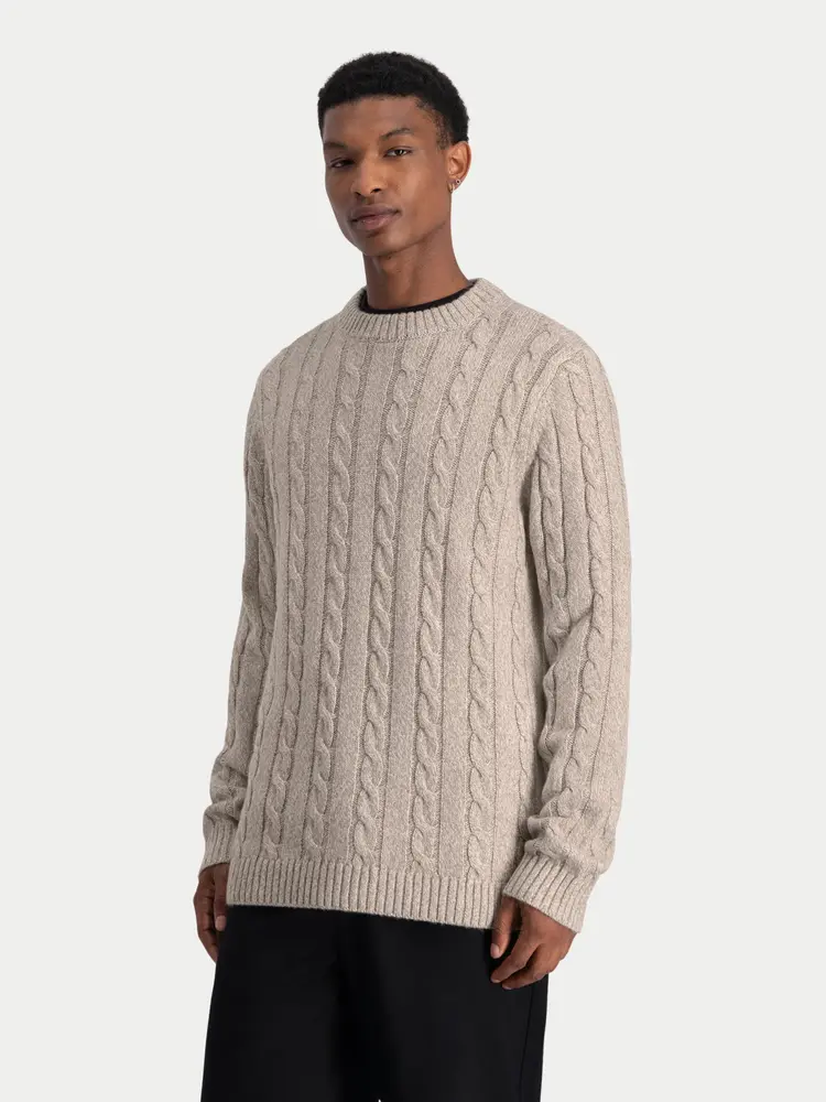 Law Of The Sea Kiara Cable Knitwear Aluminium