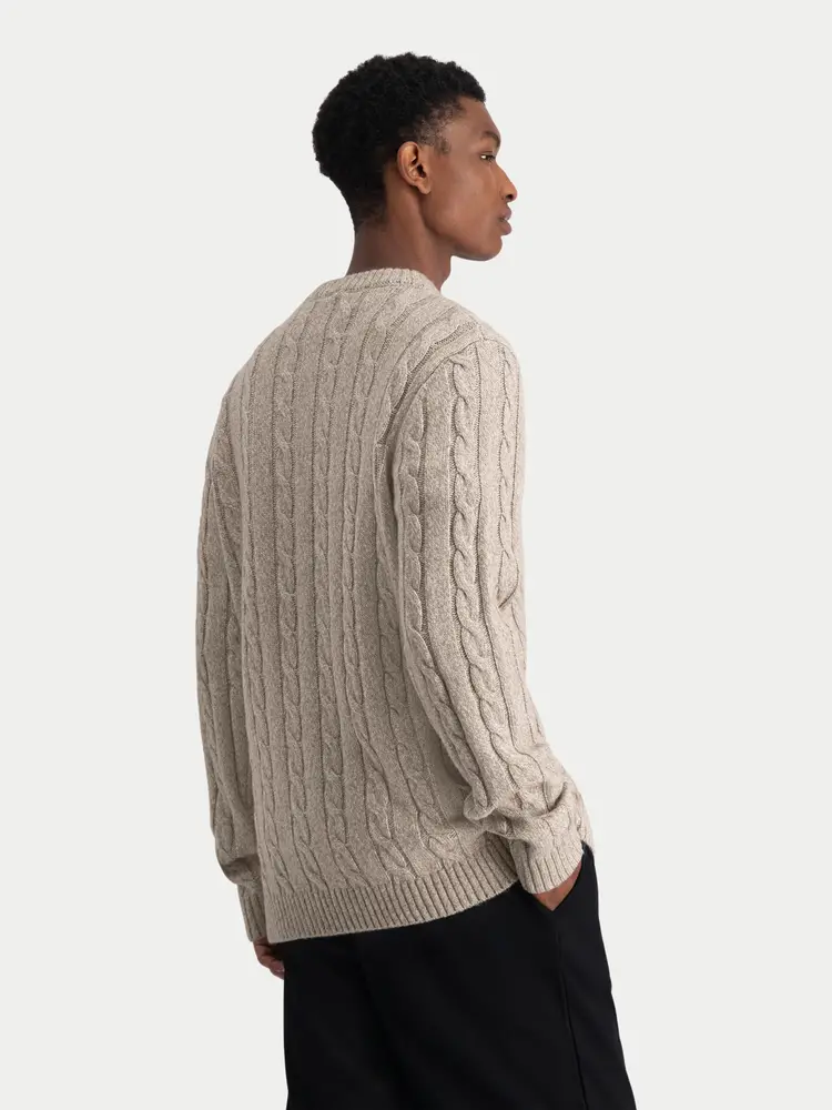 Law Of The Sea Kiara Cable Knitwear Aluminium