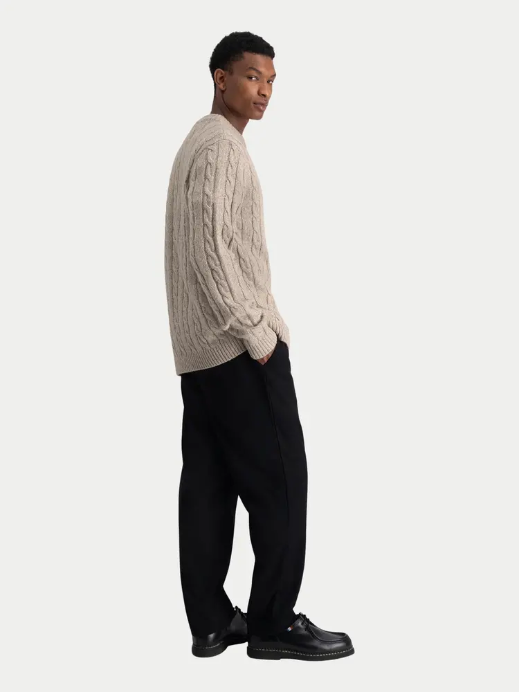 Law Of The Sea Kiara Cable Knitwear Aluminium