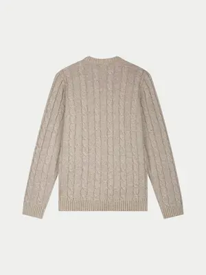 Law Of The Sea Kiara Cable Knitwear Aluminium