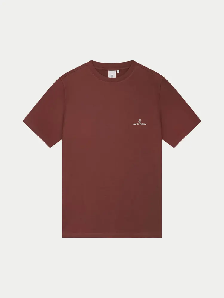 Law Of The Sea Logo Tee Sable