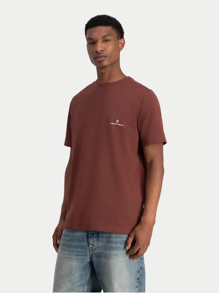 Law Of The Sea Logo Tee Sable