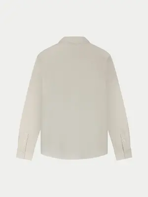 Law Of The Sea Troy Herringbone Shirt Sand