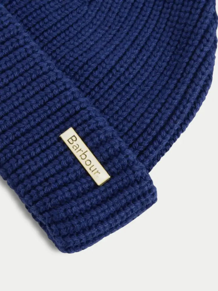 Barbour Mosley Beanie Inky Blue