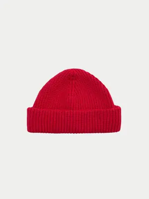 Barbour Mosley Beanie Brick Red