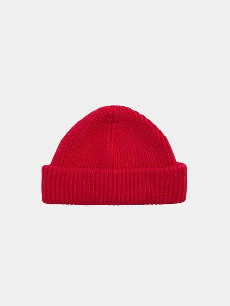 Barbour Mosley Beanie Brick Red