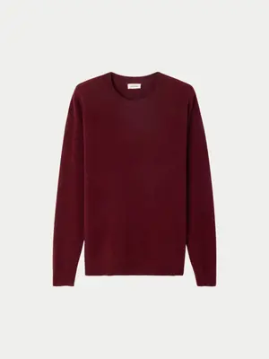American Vintage Raxow Knit Sweater Burgundy
