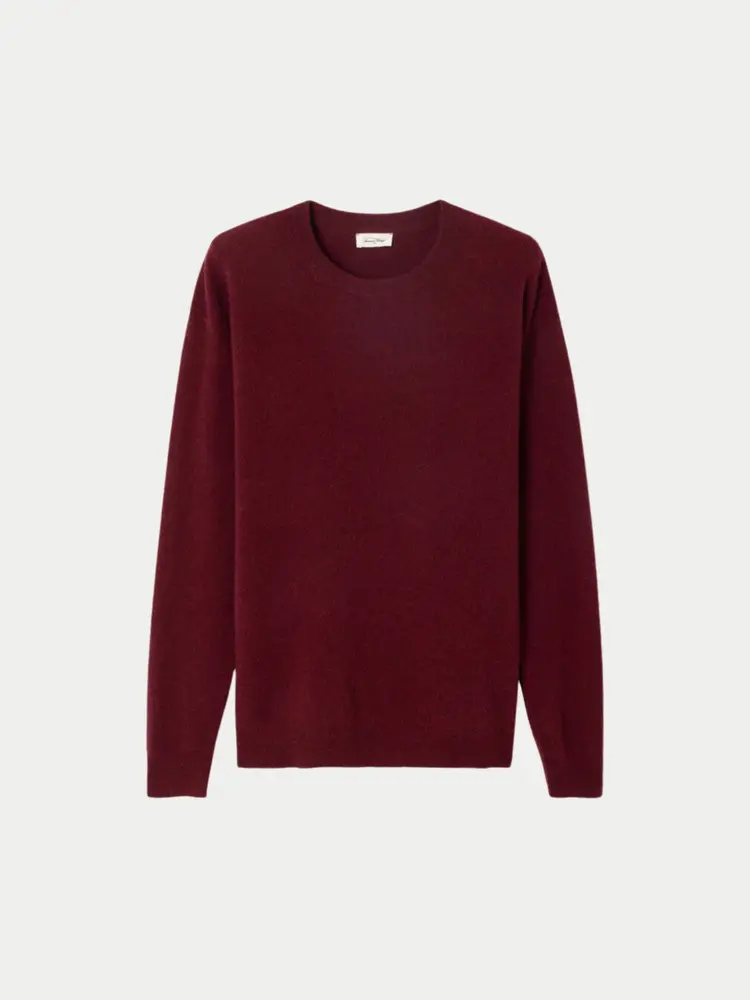 American Vintage Raxow Knit Sweater Burgundy