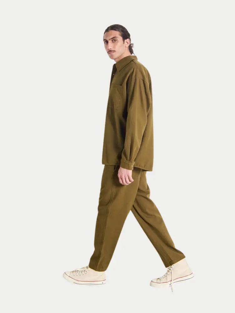 American Vintage Lycaz Shirt Military Green