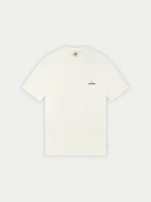 Law Of The Sea X Poederbaas Stag Tee Coconut White