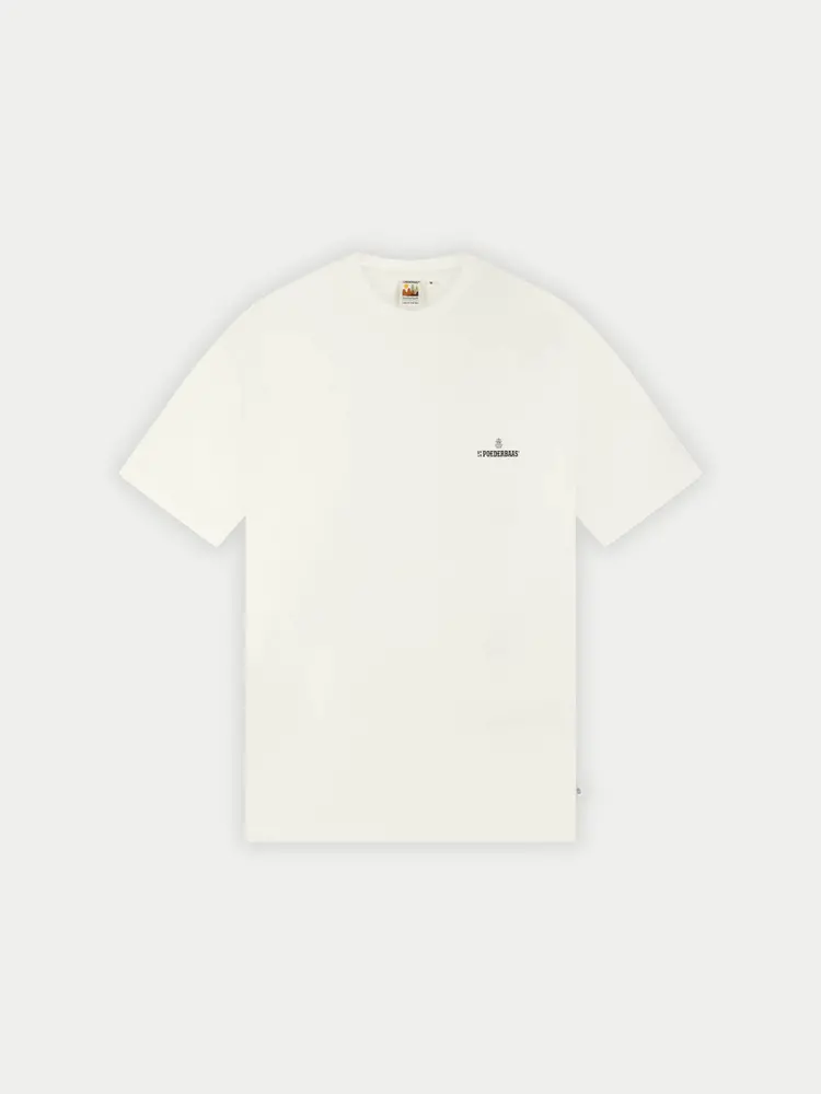 Law Of The Sea X Poederbaas Stag Tee Coconut White