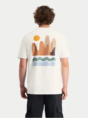 Law Of The Sea X Poederbaas Stag Tee Coconut White