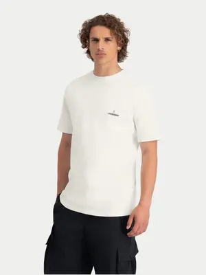 Law Of The Sea X Poederbaas Stag Tee Coconut White