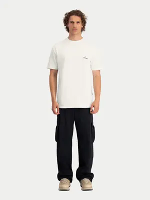 Law Of The Sea X Poederbaas Stag Tee Coconut White