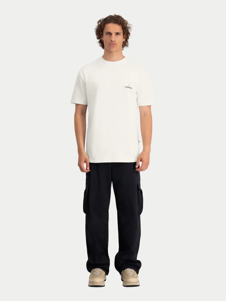 Law Of The Sea X Poederbaas Stag Tee Coconut White