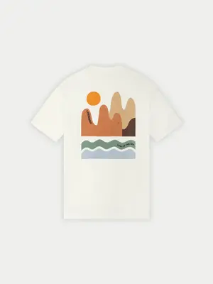 Law Of The Sea X Poederbaas Stag Tee Coconut White