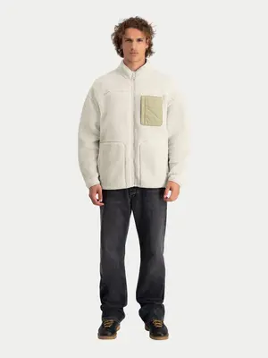 Law Of The Sea X Poederbaas Rhea Sherpa Jacket Aluminium